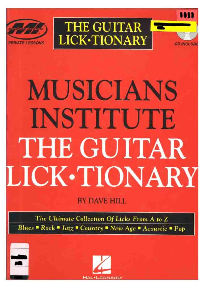 The Guitar Licktionary_Dave Hill