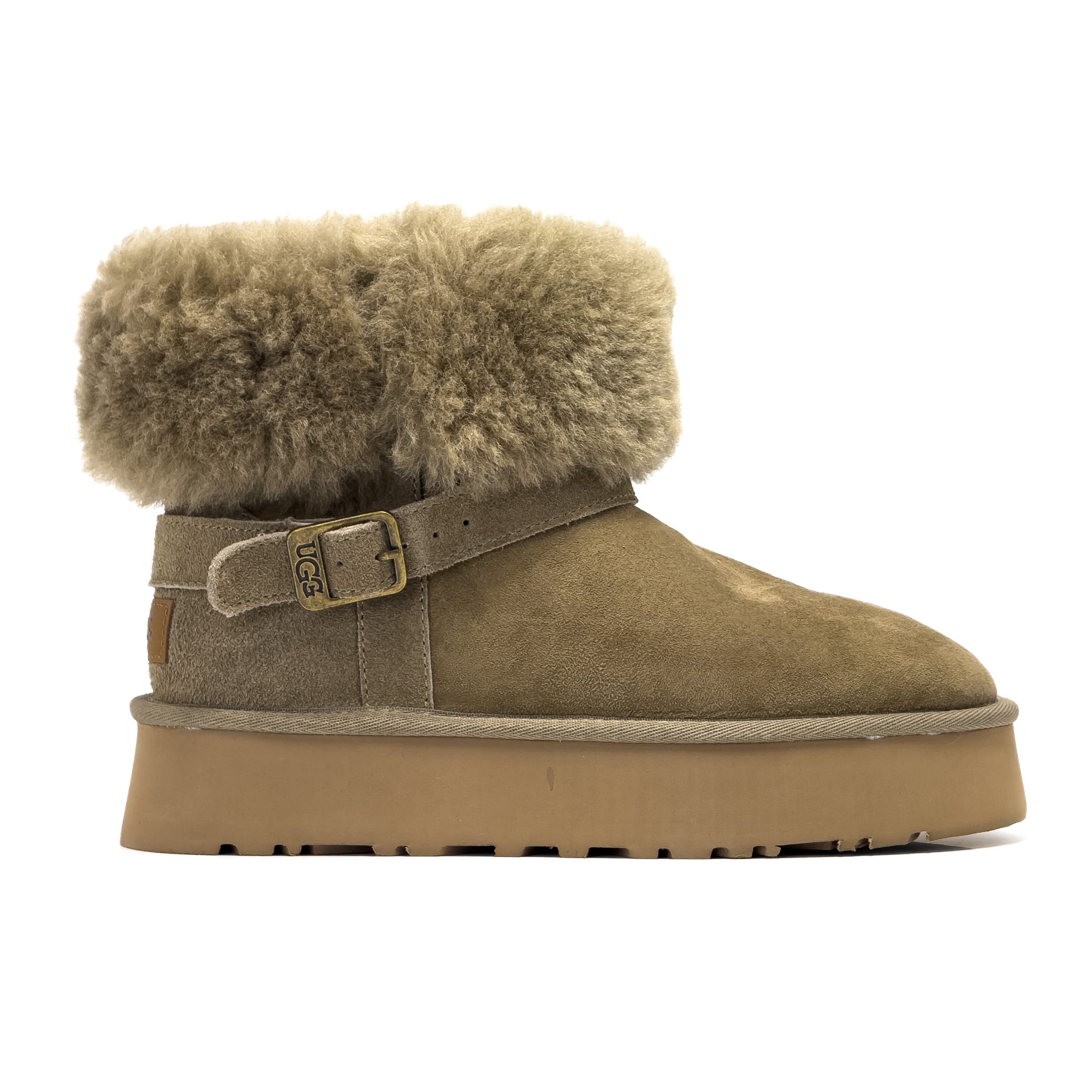 UGG اورجینال ساق دار خزدار رنگ سبز