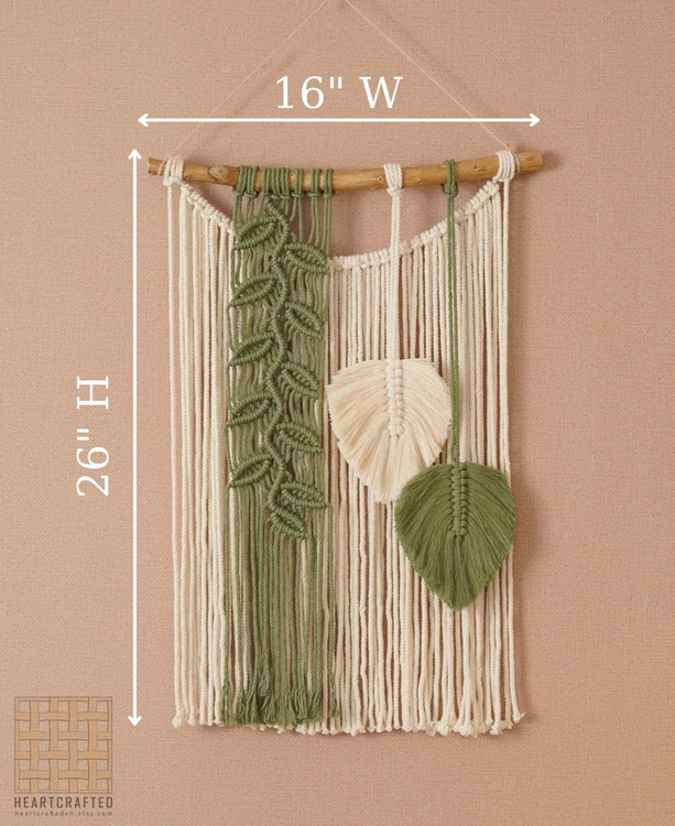 دیوارکوب مکرومه کد 329 برند گره چی و رنگ دلخواه