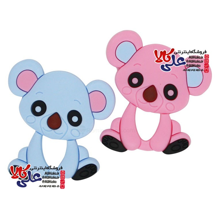 دندانگیر سیلیکونی قابدار طرح کوآلا کد AK02
