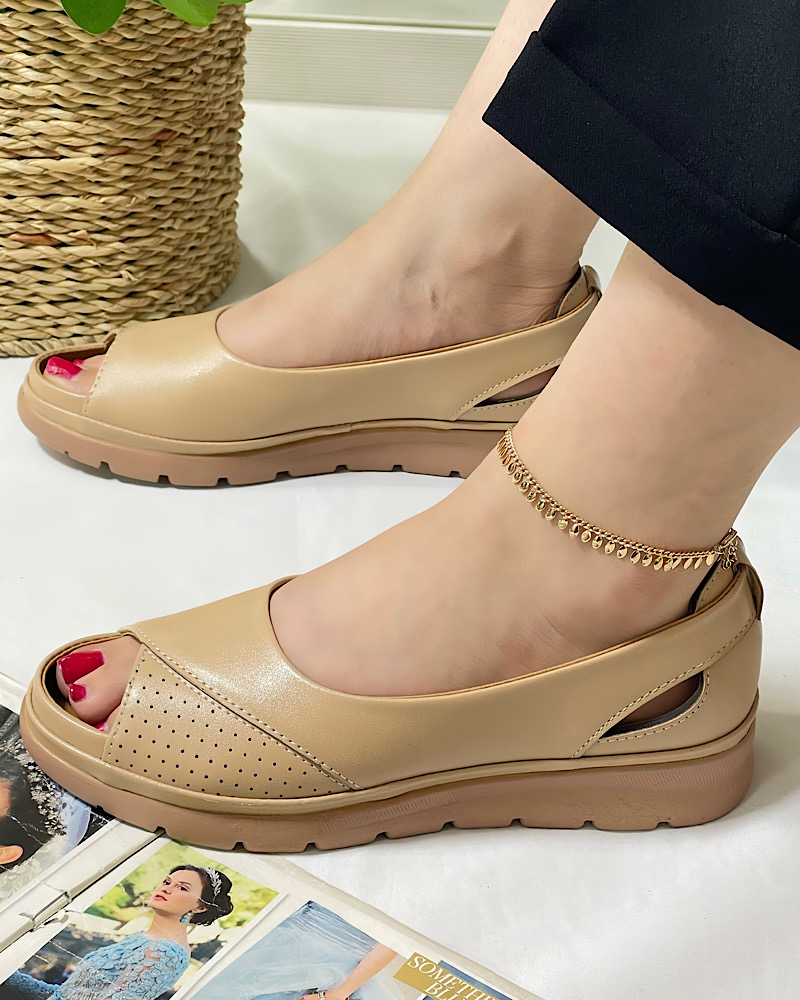 کفش اداری طبی جلو باز-کد 6042