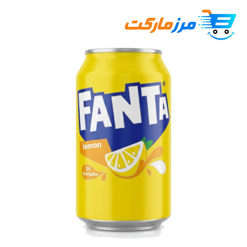 نوشابه فانتا طعم لیمویی حجم 330میلی لیتر