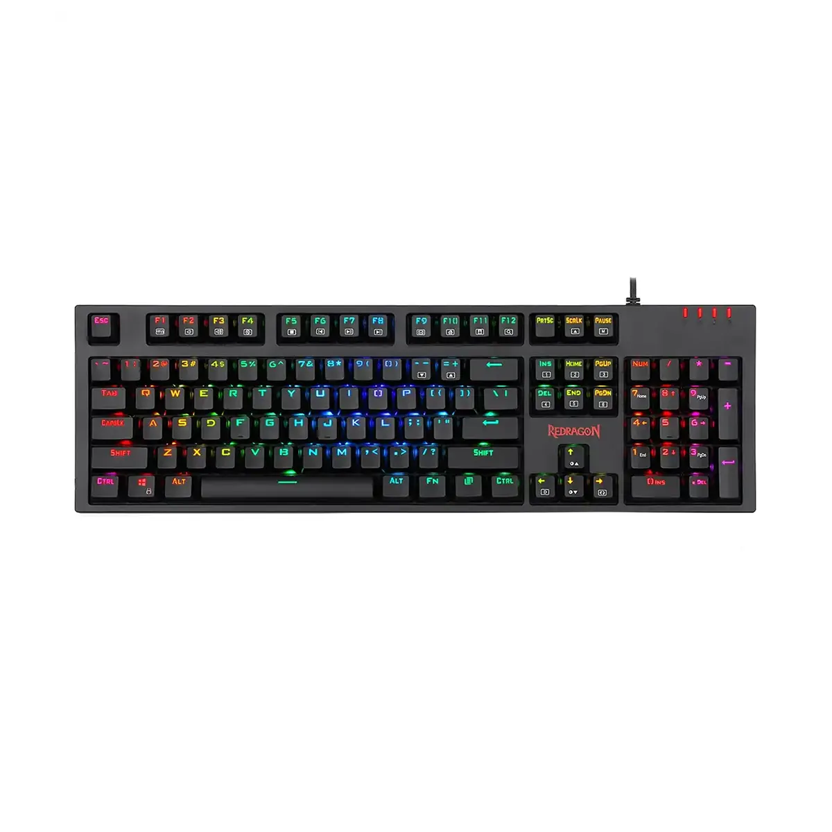 کیبرد با سیم رددراگون Redragon AMSA K592 RGB-RPO WRD