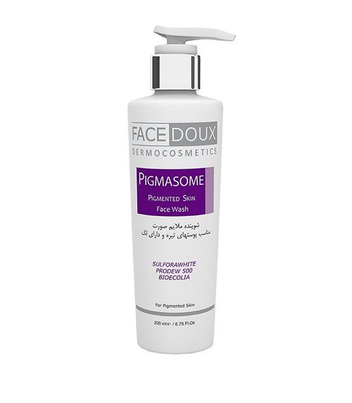 ژل شستشوی ضد لک و روشن کننده پیگمازوم فیس دوکس/ Face Doux Pigmasome Lightening Face Wash