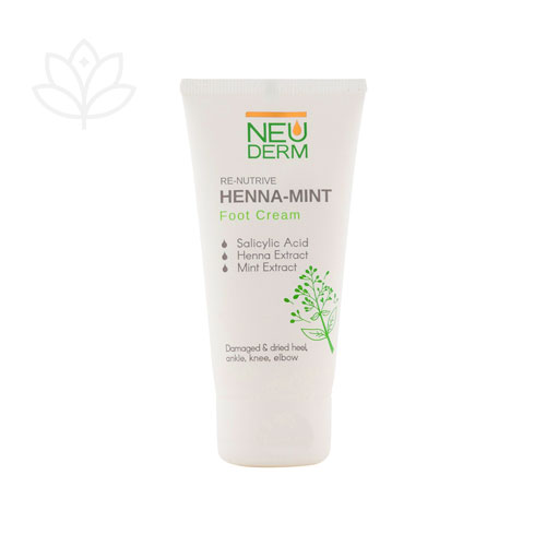 کرم ترک پا نئودرم(NEUDERM) عصاره حنا و نعنا حجم 50 میل