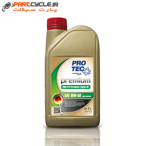روغن یک لیتری پروتک 10W-40 SL نیمه سنتتیک