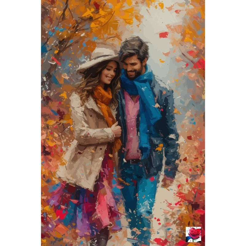 تابلو نقاشی الماسی بزرگسال کد 1236