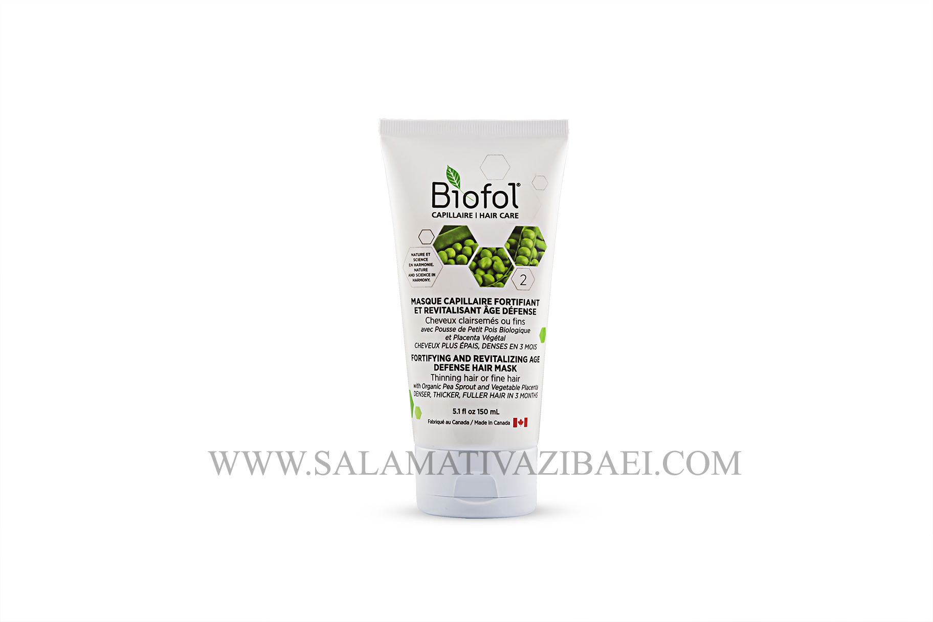 ماسک مو ضد ریزش و رشد مجدد ایج دیفنس بایوفول کانادا - BIOFOL