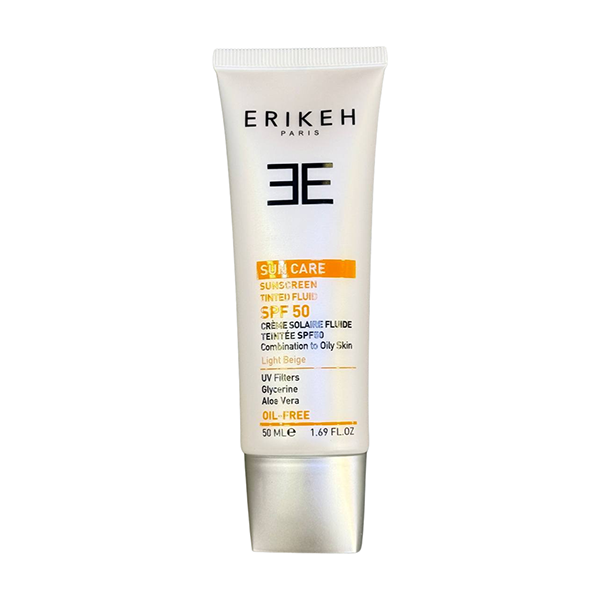 فلوئید ضد آفتاب رنگی اریکه مدل Sun Care SPF 50