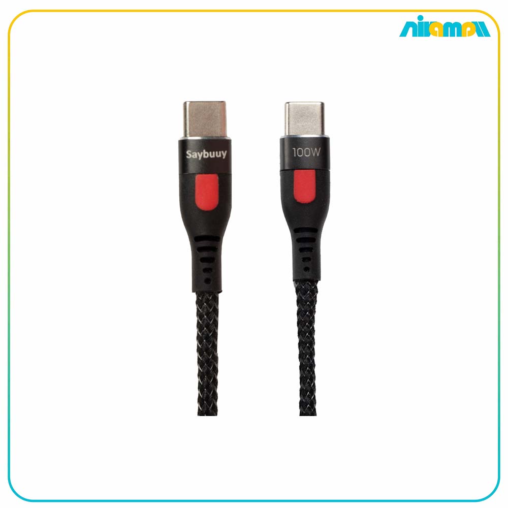 کابل شارژ دوسر تایپ سی 100 وات Saybuuy K3-PD