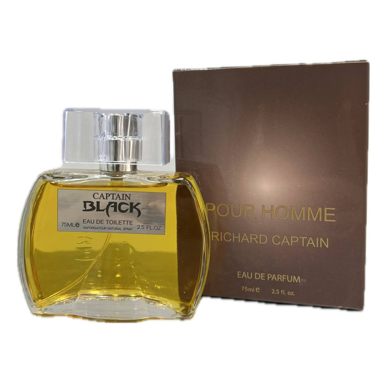 ادکلن مردانه الکسیر کویین مدل Captain Black حجم 75 میلی لیتر