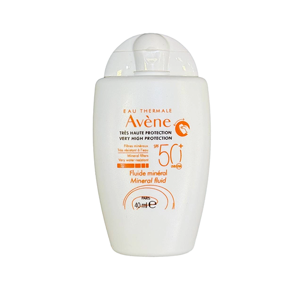 فلوئید ضد آفتاب مینرال اون SPF 50+ مناسب پوست حساس حجم 40 میلیلیتر