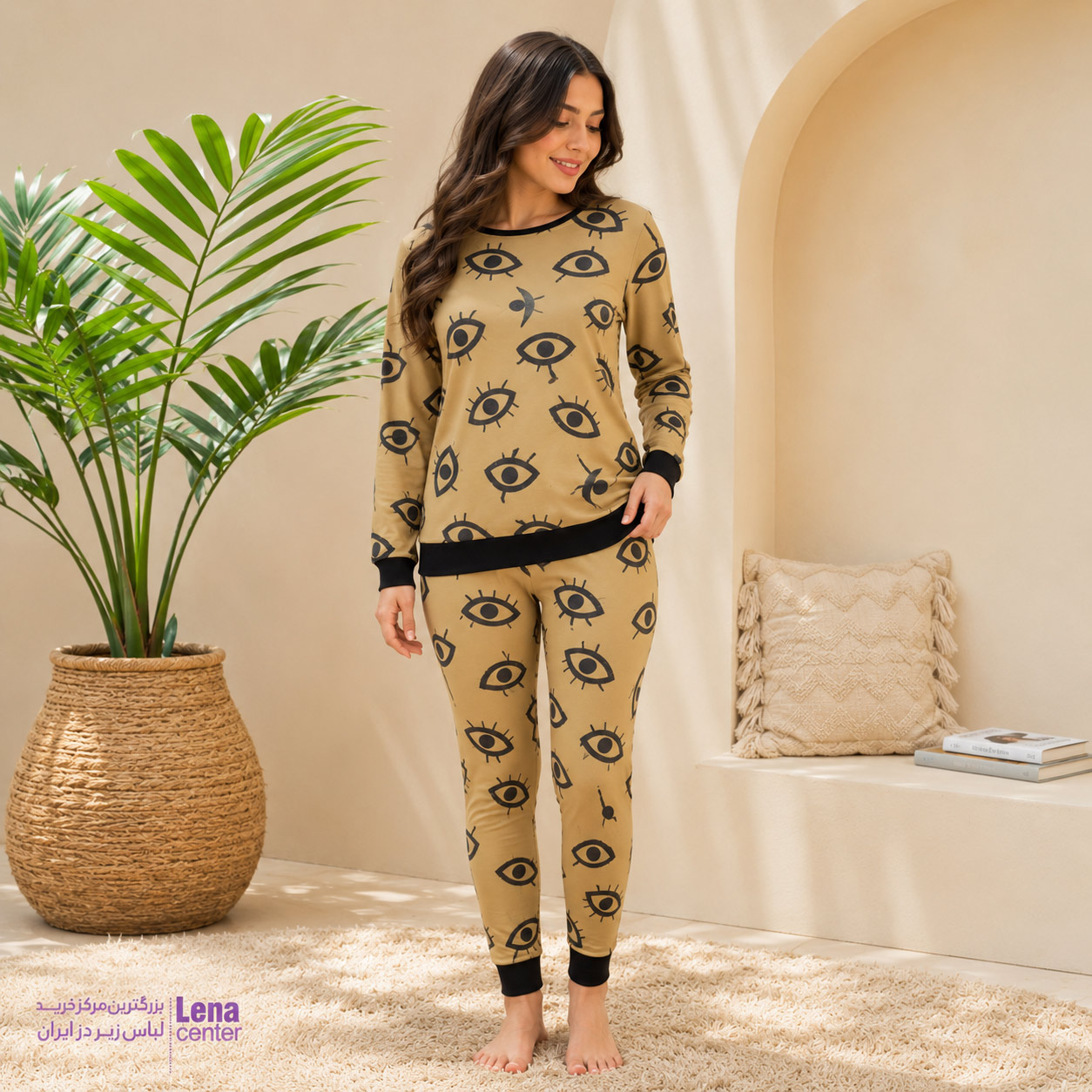 ست بلوز وشلوار زنانه طرحدار