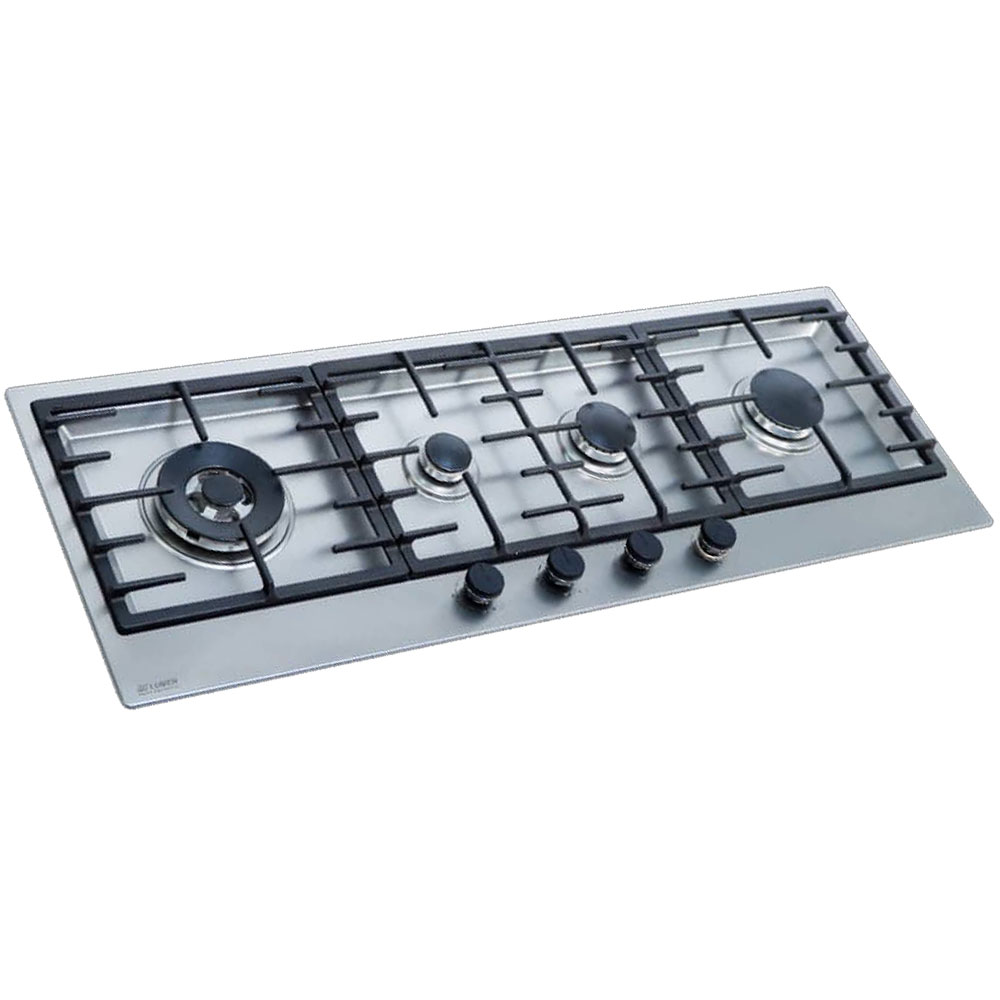 گاز استیل چهار شعله بوکت صفحه استیل ضدزنگ BS-17