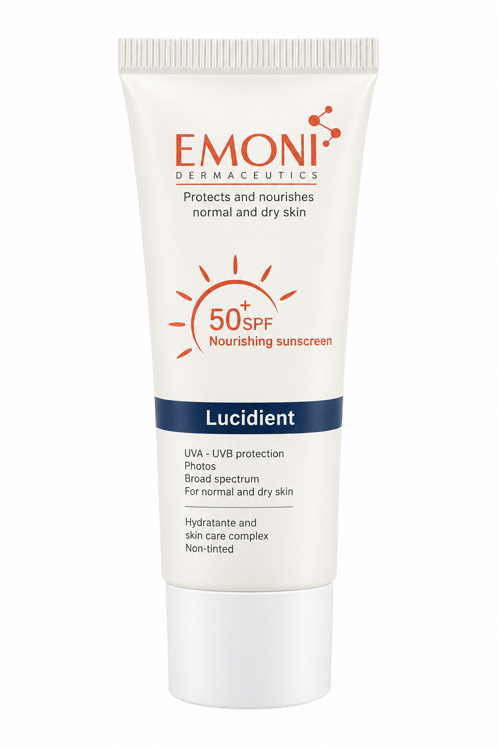 کرم ضد آفتاب بی رنگ ایمونی SPF50 مناسب پوست دارای لک حجم 50 میلی لیتر