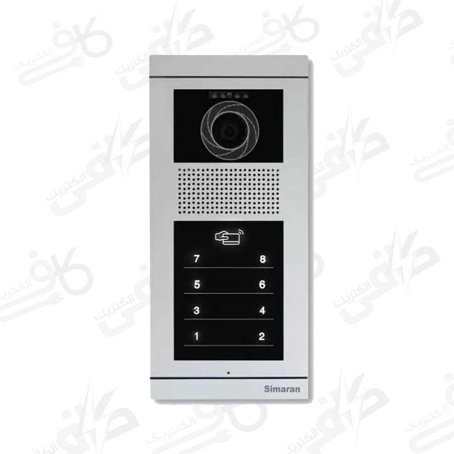 پنل آیفون تصویری لمسی کارتی هشت واحدی مدل فرداد سیماران