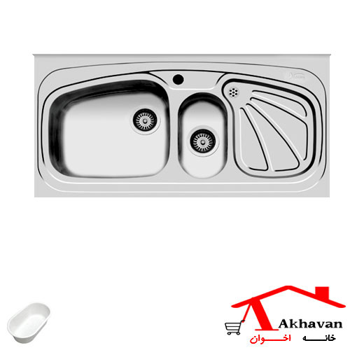 سینک ظرفشویی روکار کد 59 اخوان