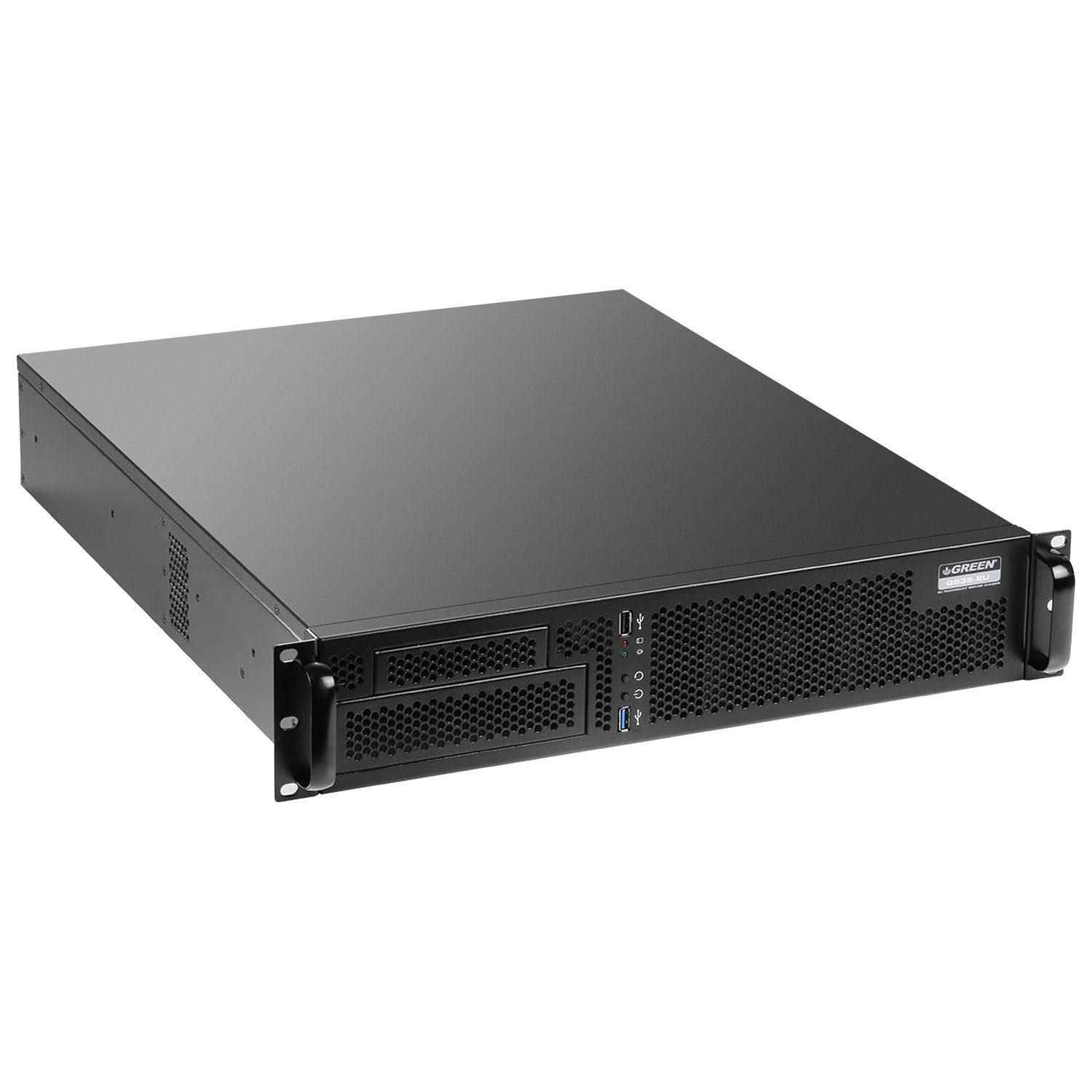 کیس رکمونت گرین مدل G535 + Power 550w