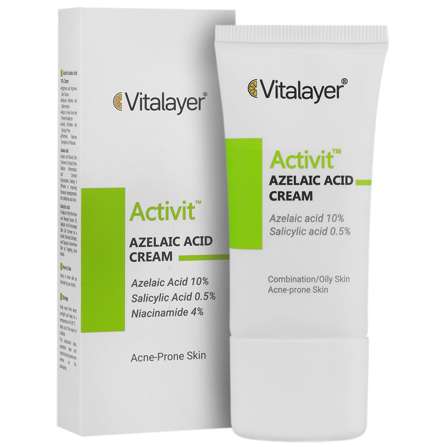 کرم آزلائیک اسید اکتی ویت ویتالیر 30 میل Activit Azelaic Acid Cream