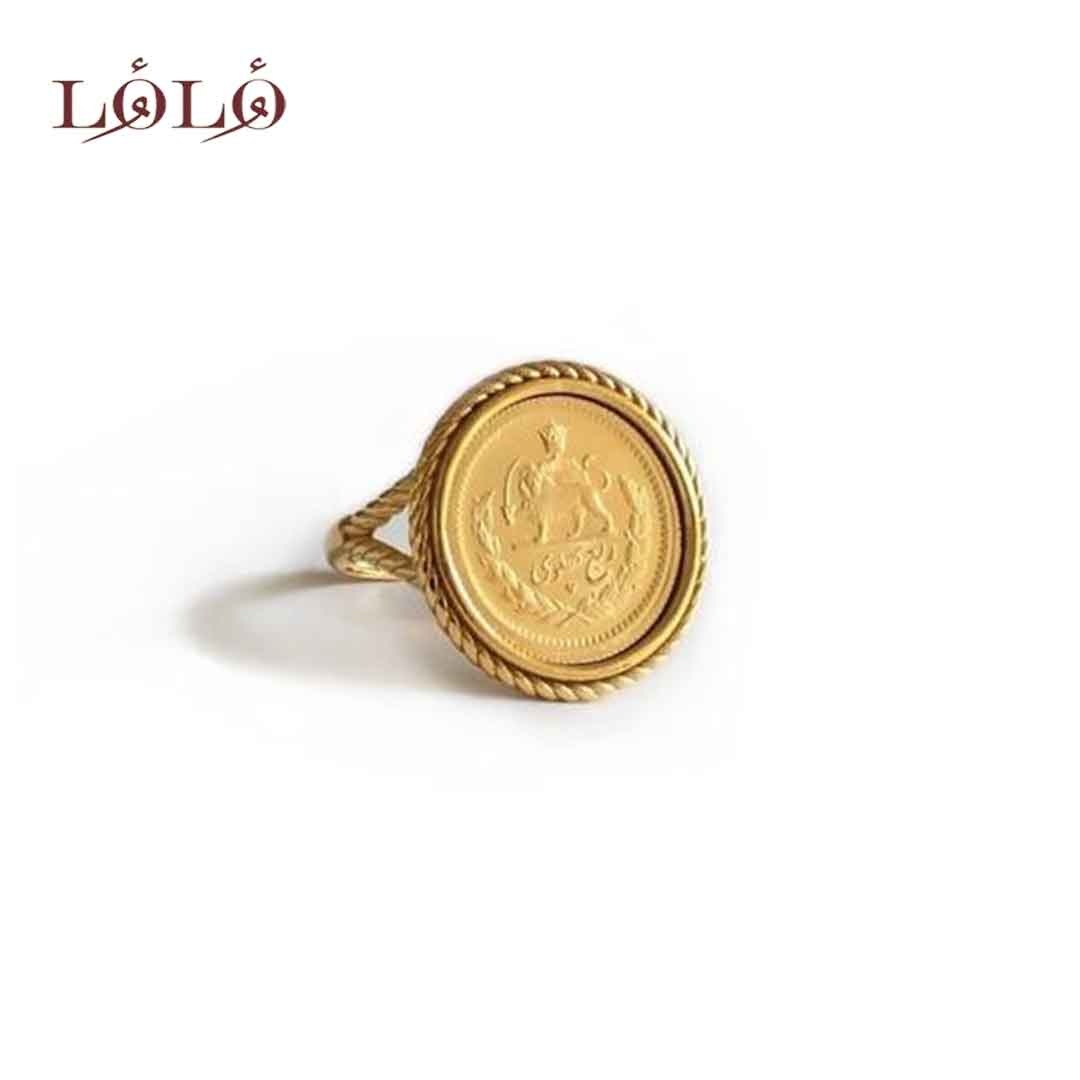 انگشتر طلا سکه پهلوی