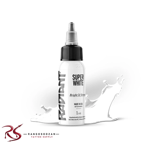 رنگ تتو سفید رادیانت وایت 30 میل Radiant Super White