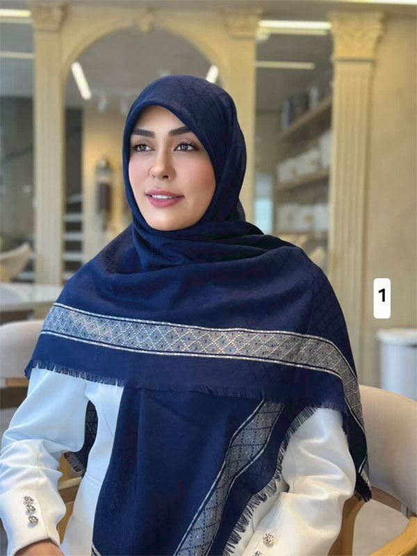 روسری نخی تکرنگ کد ۸۵۷