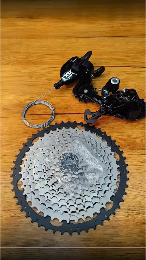 قیمت خرید ست دنده 12 سرعته L-TWOO AX 12 شامل شانژمان دسته دنده و خودرو 12 سرعته Group set L-TWOO AX 12 REAR Derailleur shifter cassette