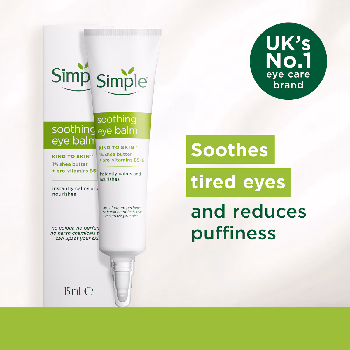 کرم دور چشم سیمپل مدل Soothing Eye Balm حجم 15 میلی لیتر