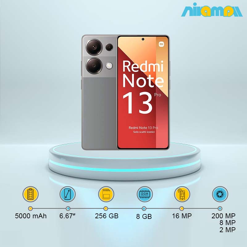 گوشی موبایل شیائومی مدل (4g)Redmi Note 13 Pro دوسیم کارت ظرفیت 256 گیگابایت و رم 8 گیگابایت