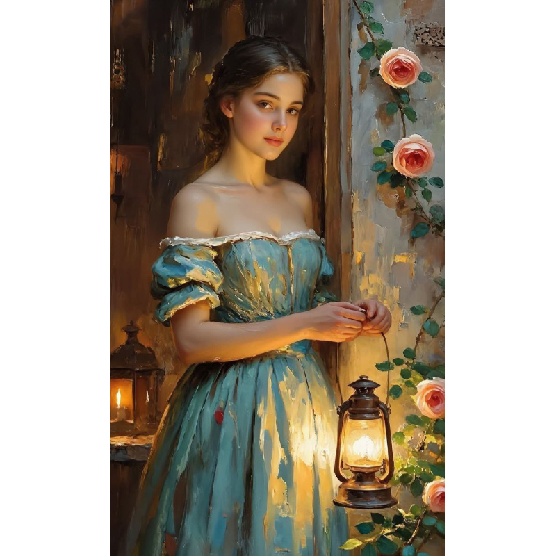 تابلو نقاشی الماسی بزرگسال کد 0059