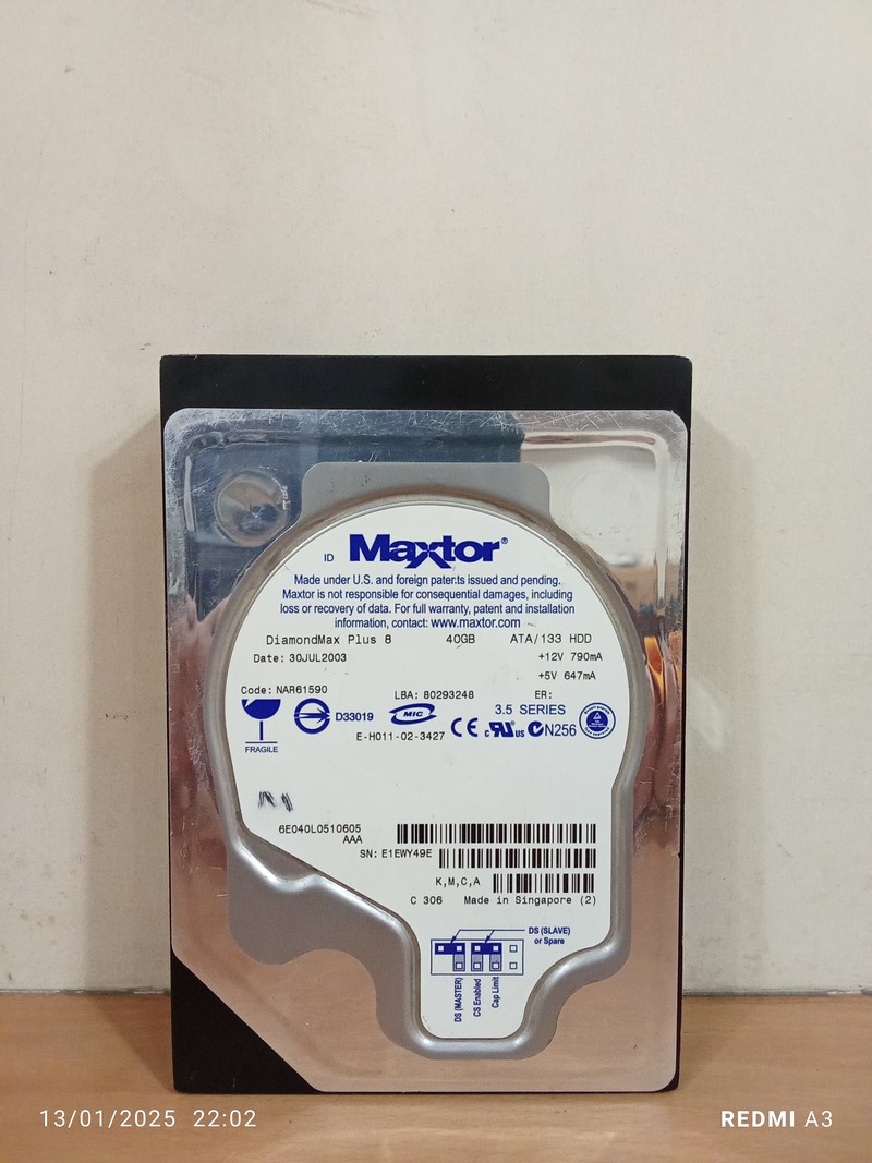 هارد 40GB MAXTOR سلامت 100%- استوک