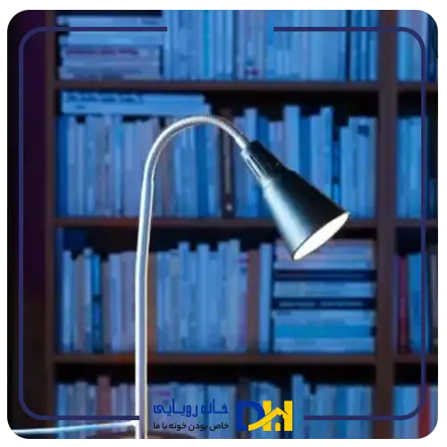 چراغ مطالعه سرمشکی ایکیا KVART