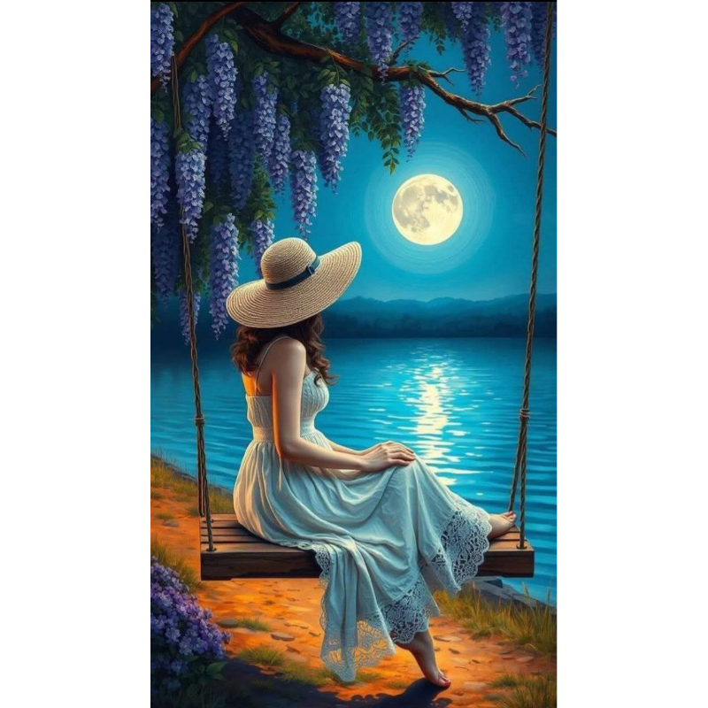 تابلو نقاشی الماسی بزرگسال کد 0102