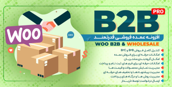 افزونه عمده فروش ووکامرس، B2B Pro
