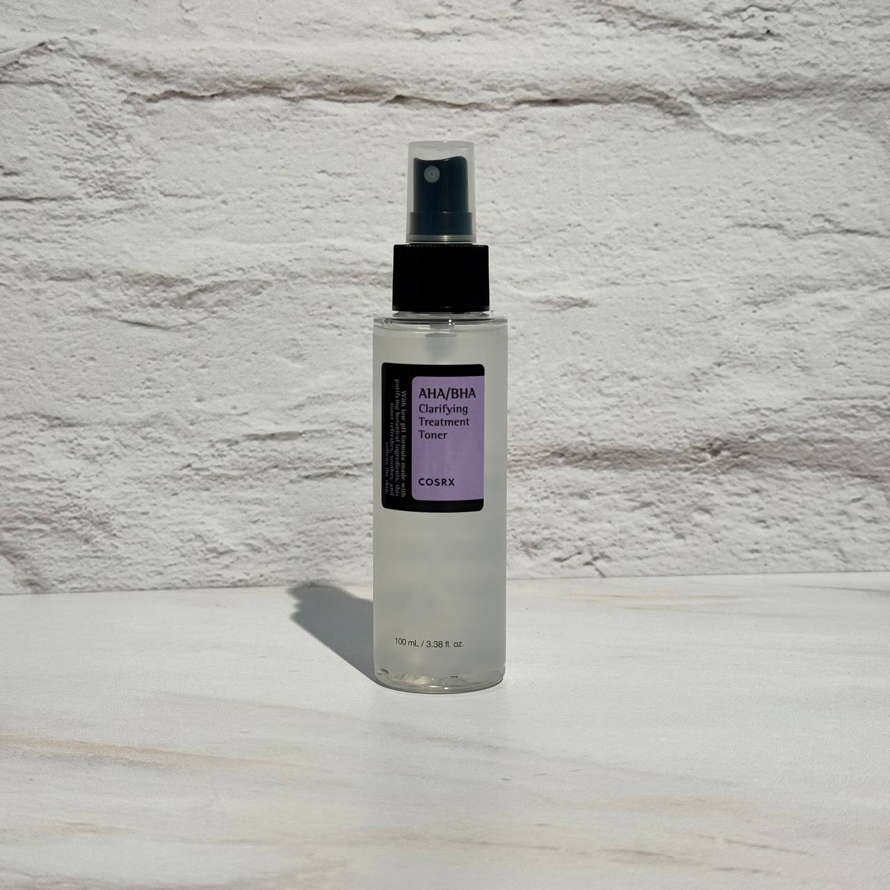 تونر لایه بردار درمانی آبرسان و شفاف کننده AHA-BHA کوزارکس 100 میل COSRX AHA-BHA Clarifying Treatment Toner