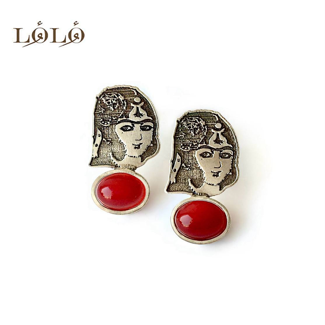 گوشواره خاتون نقره ای