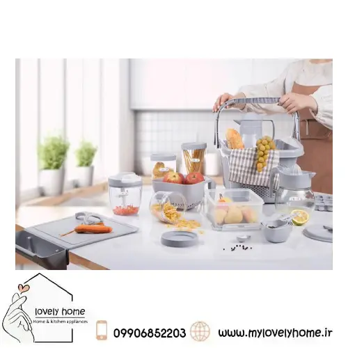 سرویس جهیزیه 108 پارچه تاپکو - طوسی