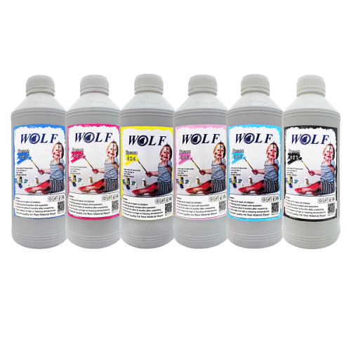 جوهر 1لیتری ولف سری کامل اپسون Wolf Ink CMYLCLMK  1litre Epson