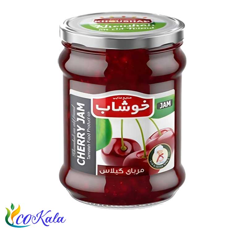 مربا گیلاس خوشاب 290 گرمی 12 عددی
