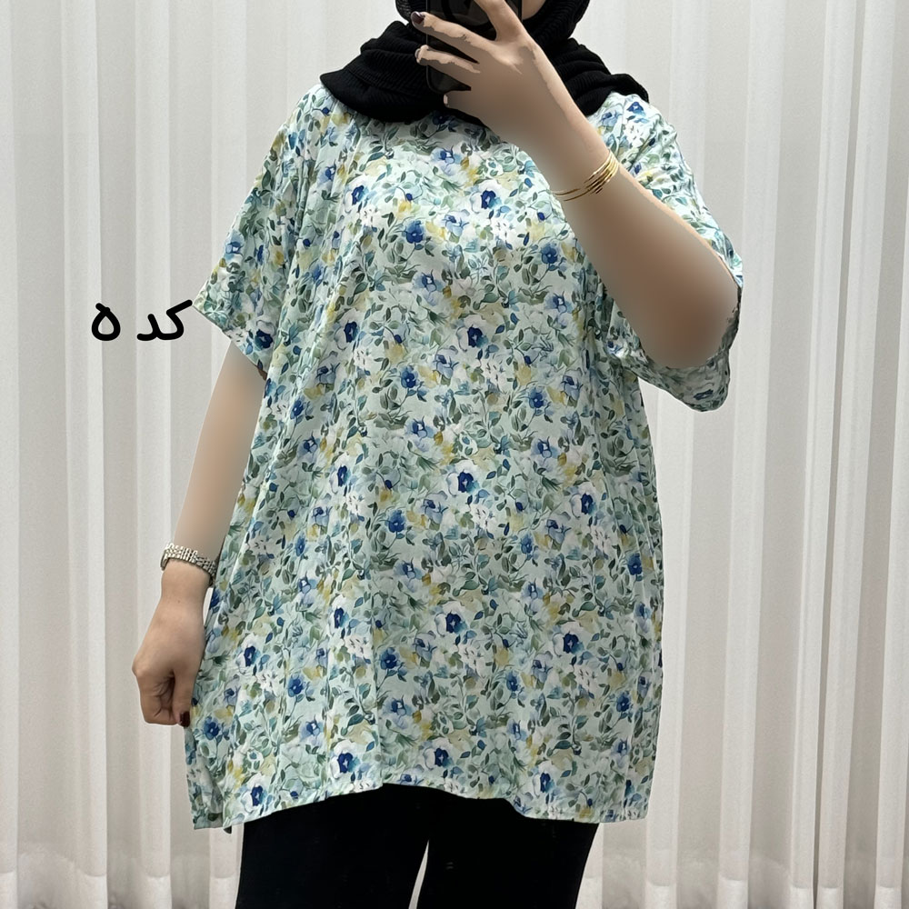 تیشرت نخی پارچه خارجی کد Q1978 - 5