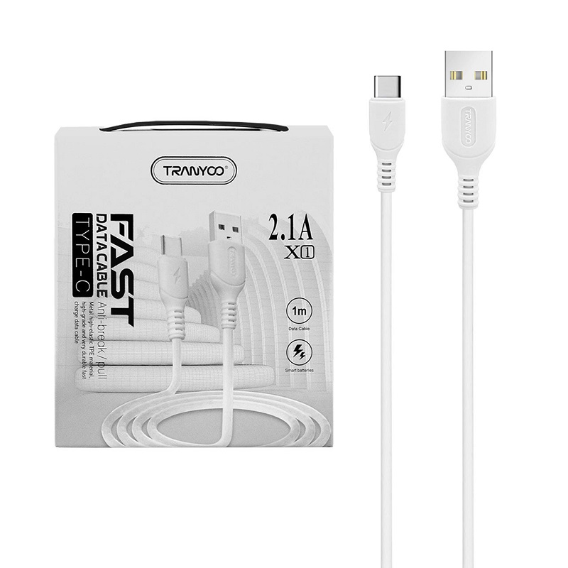 کابل تبدیل USB به TYPE-C ترانیو مدل X1