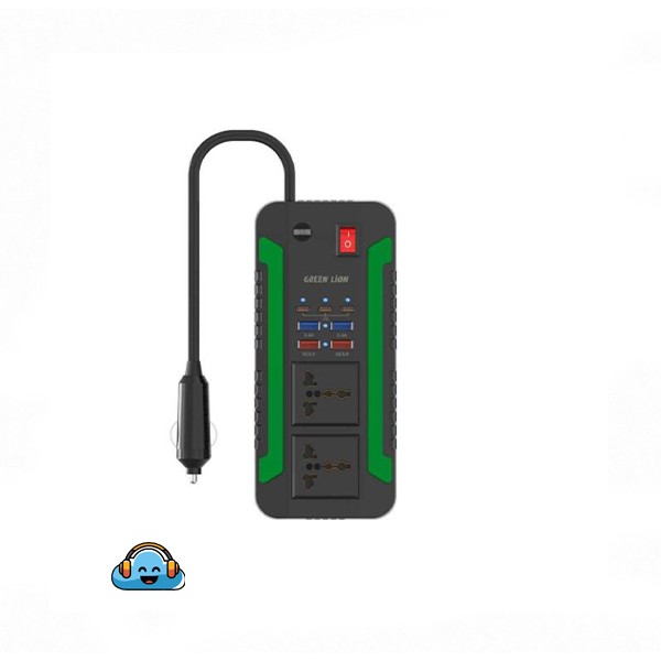 اینورتر فندکی خودرو گرین لاین مدل SPARK300 ظرفیت ۳۰۰ وات