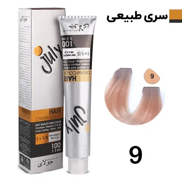 رنگ مو بلوند خیلی روشن جولای Julay شماره 9