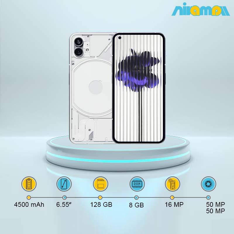 گوشی موبایل Nothing Phone (1) دوسیم کارت ظرفیت 128 گیگابایت و رم 8 گیگابایت