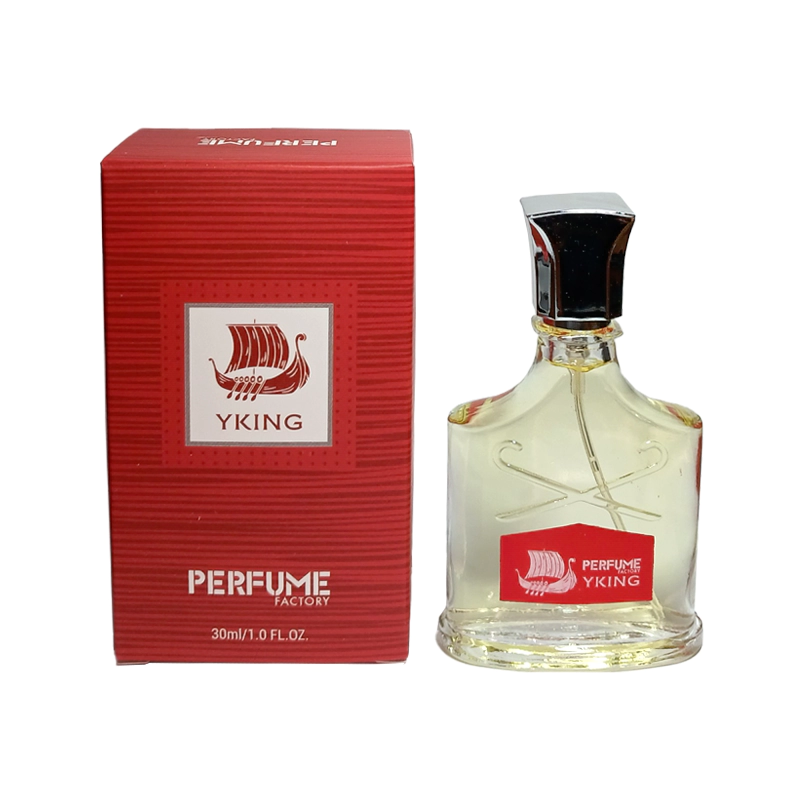 ادکلن مینیاتوری مردانه کرید وایکینگ برند پرفیوم فکتوری حجم ۳۰ میل Cred Yking Perfume Factory