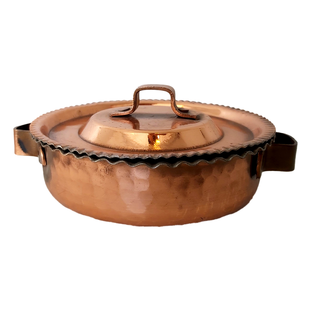 ماهیتابه سیسمونی مسی مدل کمیل