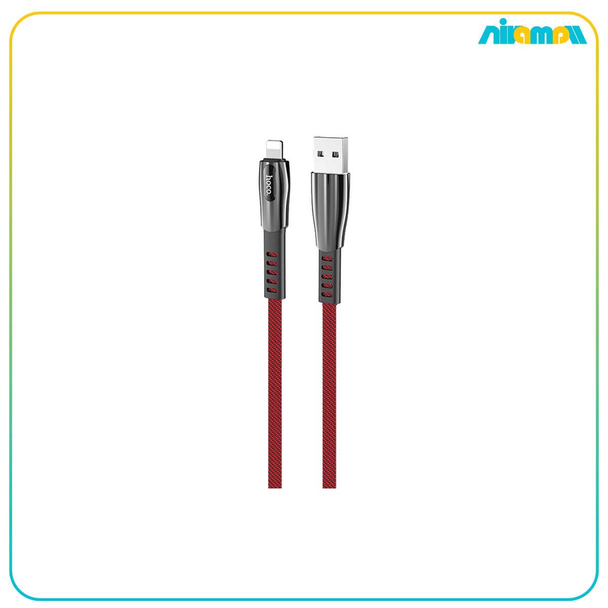 کابل آیفونی هوکو مدل U70 Splendor 2.4A طول 1.2 متر