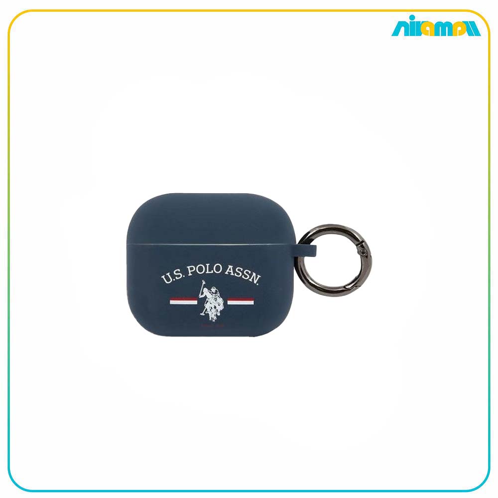 کاور سیلیکونی پولو مدل Horses Flag مناسب برای Airpods 3
