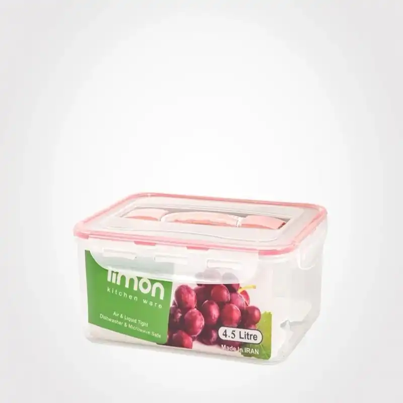ظرف چهارقفل صنعت کوچک 4/5 لیتری لیمون کد 10035