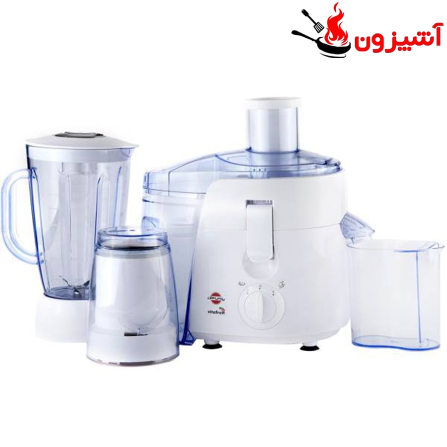 آبمیوه گیری پارس خزر مدل ویتا فروت VitaFruit Glass با پارچ شیشه ایی